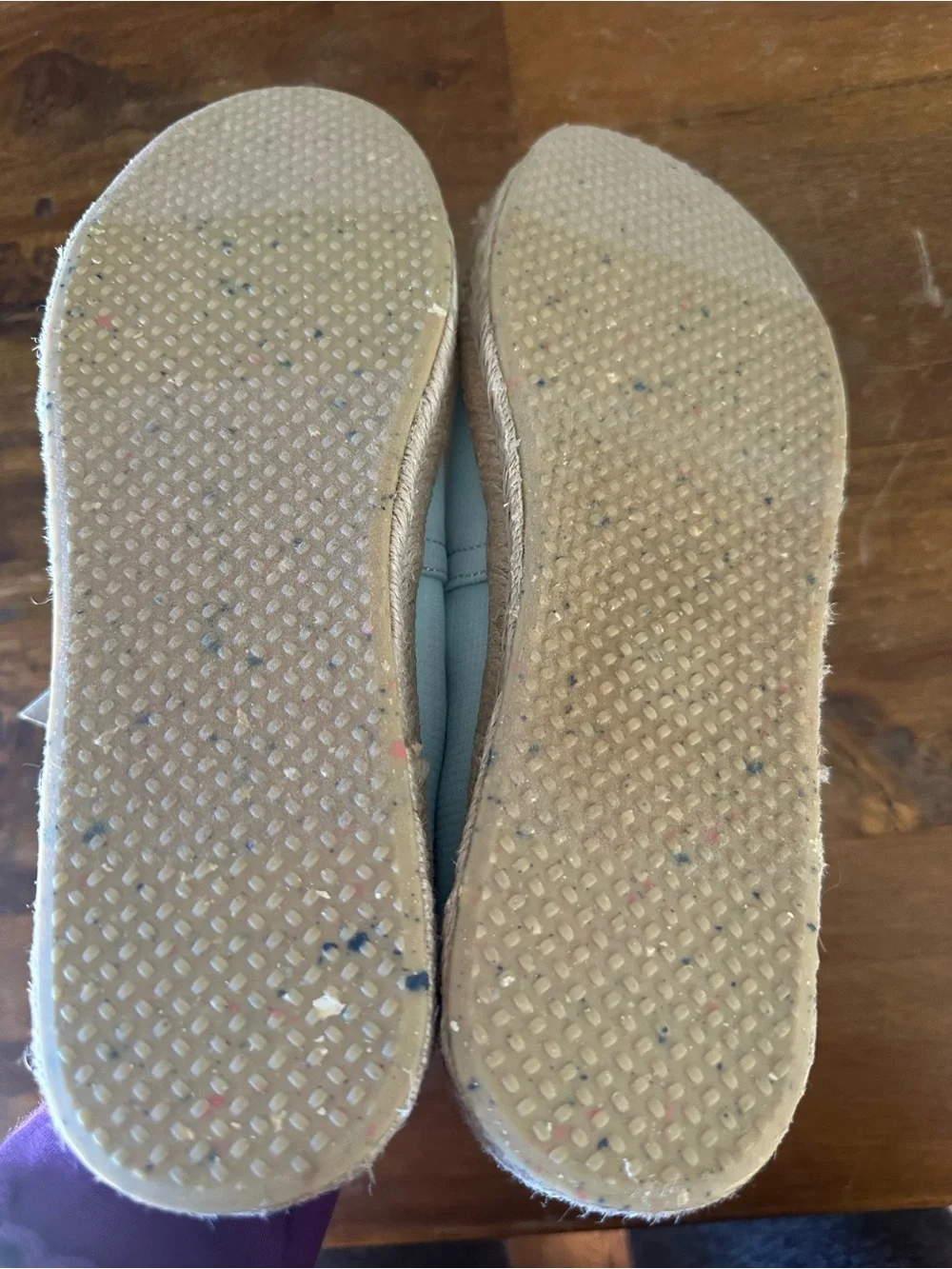 TOMS Alpargata light Mint Canvas Espadrille Slip-On Shoes size‎ 9 NWT